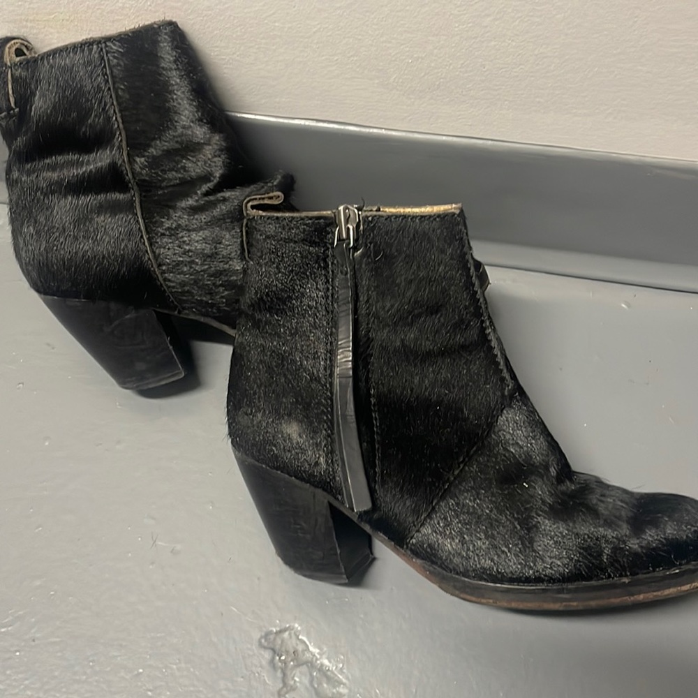 Acne Pistol Pony Hair boots black size 37